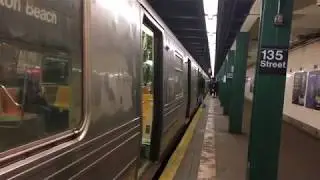 R32/R46/R68/R68A A,D Express And B,C Local Trains At 135th Street