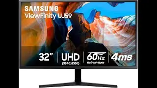 Samsung 32 Inch 4K UHD Monitor Review VA Panel Gaming Productivity