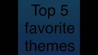 My top 5 favorite themes in mh sunbreak