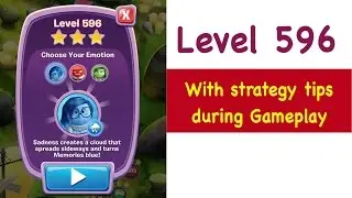 Inside Out Thought Bubbles Level 596 Tips and Strategy Gameplay Walkthrough No Boosters