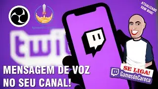 Como Colocar MENSAGEM DE VOZ lida pela voz do Google na Live - StreamElements 2025