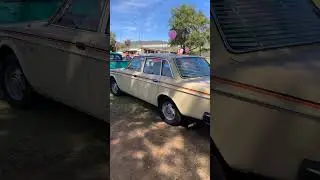 1978 Volvo  244 Sedan Pink Up Mudgee Coffee and Cars 19 October 2025