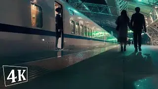The Passing Sound Of Chinese High-Speed Train-China Soundscape 4K-中国高铁通过声 | Ambience Meaning 白噪音