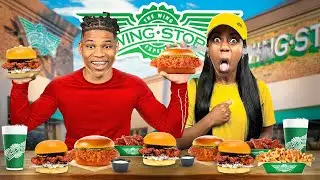 Trying ALL 12 NEW WINGSTOP CHICKEN SANDWICHES!!