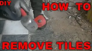 HOW TO REMOVE FLOOR TILES FROM BATHROOM