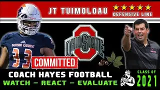 5⭐ DL JT Tuimoloau Highlights | He has finally made his commitment to THE Ohio State University.