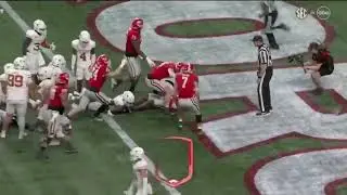 Georgia game winning touchdown vs Texas 2024 SEC Championship