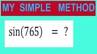 Find   trigonometry angle         sin⁡(765)    =   ?