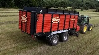 NEW Vicon Rotex Combi 8000 and JD 6R - Lambotte à l'autocharge 2013