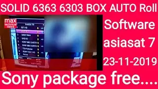 6363 box new auto roll software update 23-11-2019