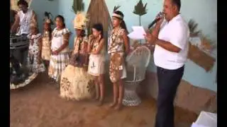 Elección de la India Bonita en la Escuela Luis Landa de Pueblo Nuevo