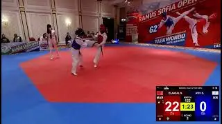 NEZHA ELAASAL (MAR) vs (SWE) S. AVIV - 46Kg - Ramus Sofia Open G2 2022