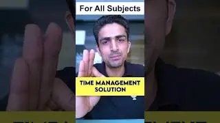 Time Management Solutions (for JEE) 🤯 #IIT #JEE
