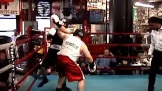 Master Boxers at Gleasons Gym 5/23/15 : Heavyweight . 3 rounds