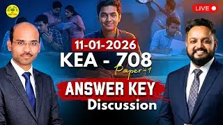 KEA 708 Paper-1 SHOCKER 💥 | Answer Key Discussion | Spardha arivu #kea 708 answerkey