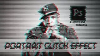 Create Portrait Glitch Effect in Photoshop - TECHPIXELZ