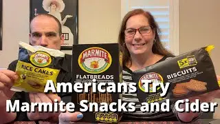 Американцы пробуют закуски и сидр Marmite, а также реакцию на рекламу