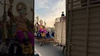 Big Ganesh idol Transporting | Ganesh Aagman 2025 #shorts #ganeshchaturthi #ganesh