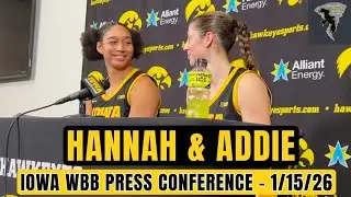 ADDIE DEAL GOES OFF VS. OREGON 🔥 | Iowa Women's Basketball postgame press conference 1/15/26