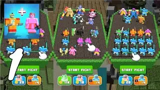 Merge Monster:Craft Runner Gameplay IOS,Android