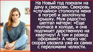 Свекровь заперла меня в погребе, чтобы отнять квартиру, но судьба вмешалась мгновенно