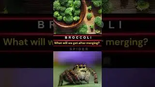 Broccoli + Spider = ??? #shorts