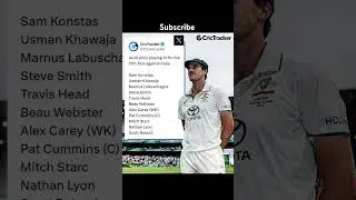 Aus playing 11 against India for 5 test.....#cricket #ytshorts #viralvideo #indvsaus #viratkohli