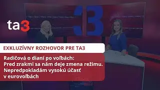 Radičová o dianí po voľbách pre ta3: Pred zrakmi sa nám deje zmena režimu
