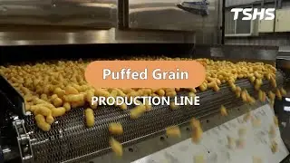 Grain Puff Production Line｜Corn Puff Turnkey Production Planning｜Extruder Puff Corn｜Tsunghsing(TSHS)