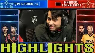 QTV & Zeros vs Immortoru & Dumbledoge Highlights | All-Star 2018 Day 1 2v2 Tournament | VN vs TR