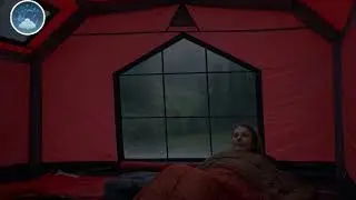Fall Asleep Fast with Rain Sounds | Forest Night Tent Ambience (8 Hours, No Ads)