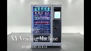 XY 21.5 Inch Touch Screen Snacks & Drinks Combo Vending Machine