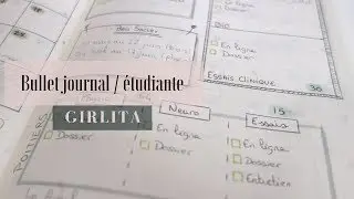 Mon BULLET JOURNAL d'ETUDIANT