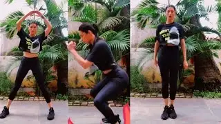 Shruthi Hassan Hard Gym Workouts at Home | Shruthi Hassan Workout Videos | #Shruti Haasan
