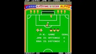 Exciting Soccer [Arcade Longplay] (1983) Kazutomi