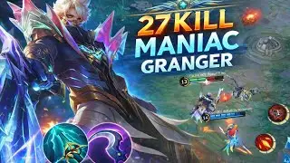 🔥 GRANGER INSANE!! 27 KILLS MANIAC 😱 DAMAGE IS CRAZY | Mobile Legends