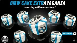How to make a || BMW Car Cake Decorating Idea!