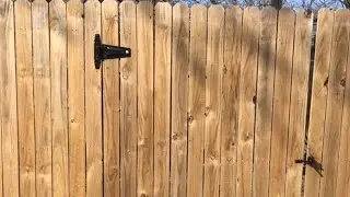 How to fix a sagging gate - Sagging wooden gate repair