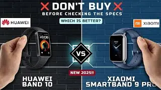 SMARTBAND 2025! HUAWEI BAND 10 VS XIAOMI SMART BAND 9 PRO | WHICH IS BETTER?