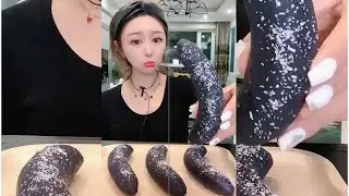 ASMR DESSERT EATING SOUND MUKBANG Chocolate Fruit