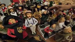 Holiday 2025 decorations- Stone Castle Abbey Music Room - buyers Choice carolers