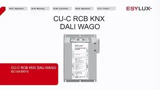 Montage & Installation: CU-C RCB KNX DALI WAGO und PD 360i/8 LIN