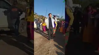 Tapir Gao  Eastern MP arrived at  Parong 1 village on.22.jan 20