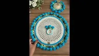 Very Easy And Beautiful Plate Mate And Table Mate Design For All Lovely Crocheter