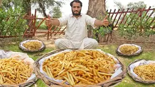 French Fries Recipe | 50KG Potato French Fries Cooking for Donation