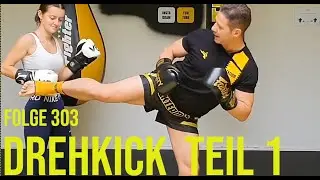 Kickbox Training #303 Drehkick Teil 1 - Kickboxen lernen / Köln / Bonn / Fitness