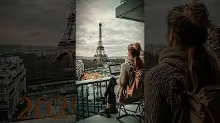 &ldquo;From 1869 to 2025: A Coffee Journey Through Time☕✨&rdquo; #eiffeltower#ParisThenAndNow #TimeTravelVibes