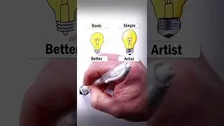 Draw Light Bulbs! #art #drawing #shorts #light #surreal #howtodraw #easydraw