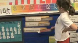 Primary Classroom Calendar with Our Special Helper