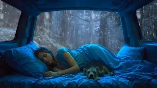 Car Rain Ambience 🌧️ Peaceful Thunder for Instant Deep Sleep